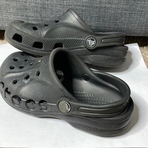 Boys Black Crocs